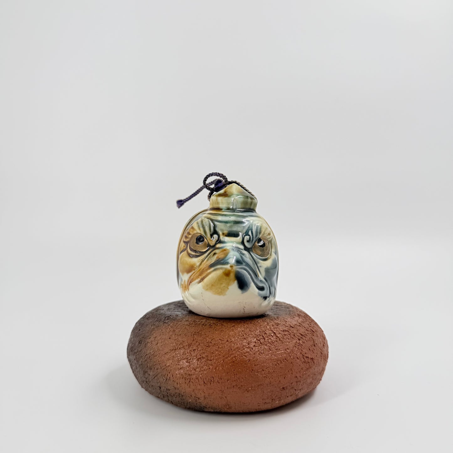 Japanese Ceramic Fish Clay Bell – Umi Kawa Glaze Ornament | 海川鈴