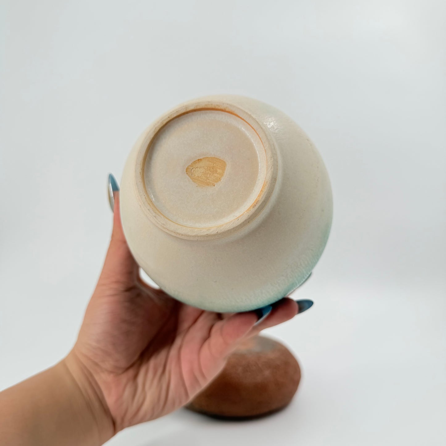 Japanese Ceramic Vase – “Midori Yuki” Glaze Gradient Decorative Vase | 緑雪花瓶